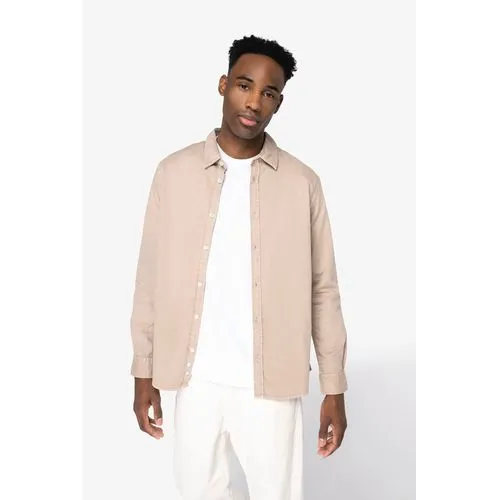 Chemise écoresponsable délavée homme