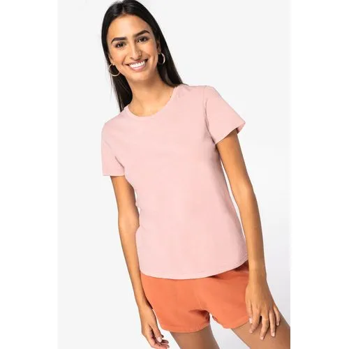 T-shirt écoresponsable délavé femme