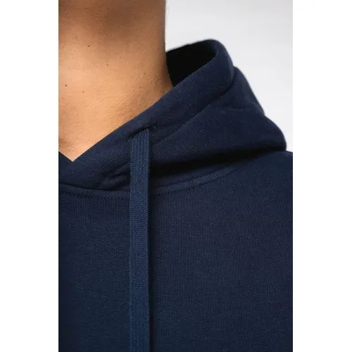 Sweat-shirt écoresponsable à capuche à épaules tombantes molleton gratté unisexe