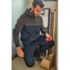 Veste molleton bicolore zippée à capuche écoresponsable unisexe 7 Pantalon molleton cargo écoresponsable homme