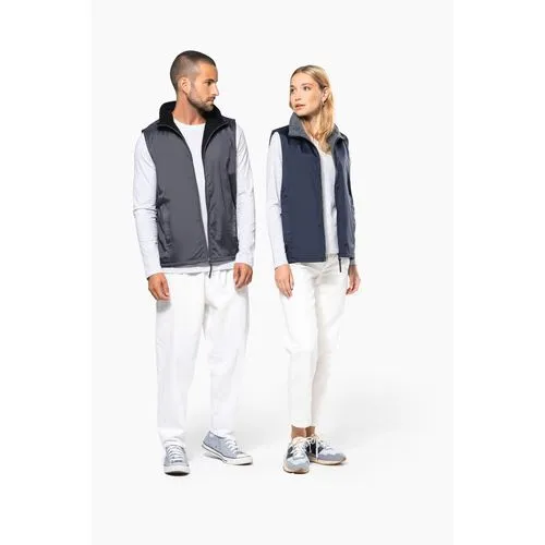 Bodywarmer doublé polaire unisexe