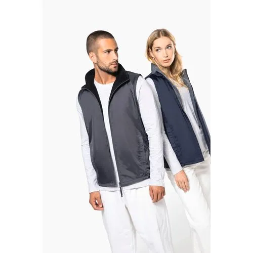 Bodywarmer doublé polaire unisexe