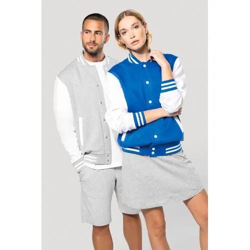 Blouson molleton teddy unisexe
