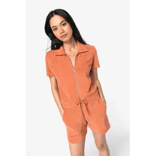 Combinaison short écoresponsable en éponge femme