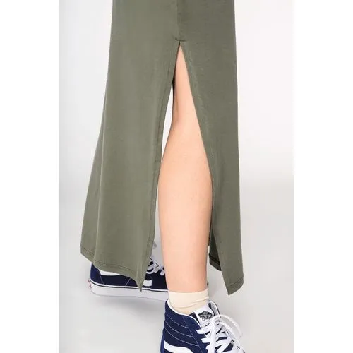 Robe écoresponsable délavée en jersey femme