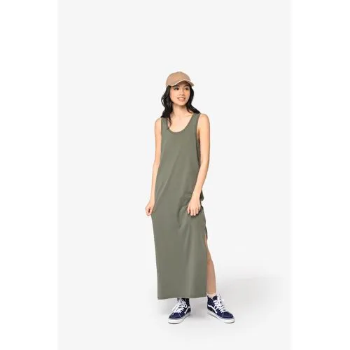 Robe écoresponsable délavée en jersey femme