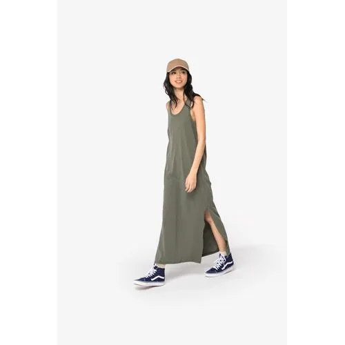 Robe écoresponsable délavée en jersey femme