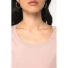 T-shirt écoresponsable manches à revers femme