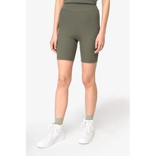 Short écoresponsable côtelé femme