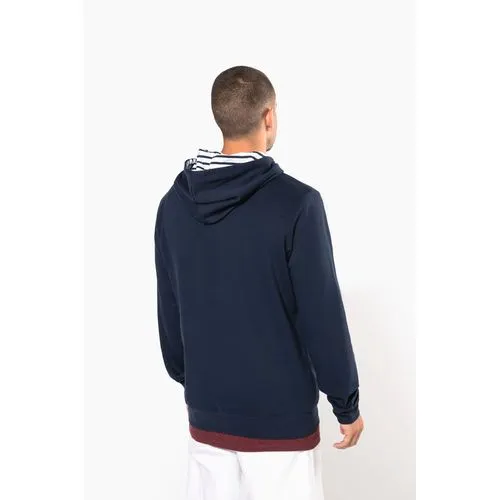 Sweat-shirt à capuche contrastée à motifs unisexe 3 Sweat-shirt à capuche contrastée à motifs unisexe
