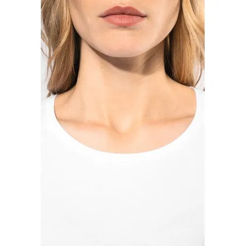 T-shirt col rond manches longues femme