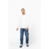 T-shirt col rond manches longues homme