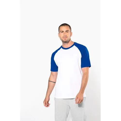 Baseball > T-shirt bicolore manches courtes 5 Baseball > T-shirt bicolore manches courtes