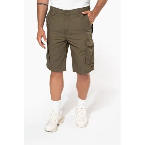 Bermuda léger multipoches homme