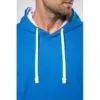 Sweat-shirt capuche contrastée homme
