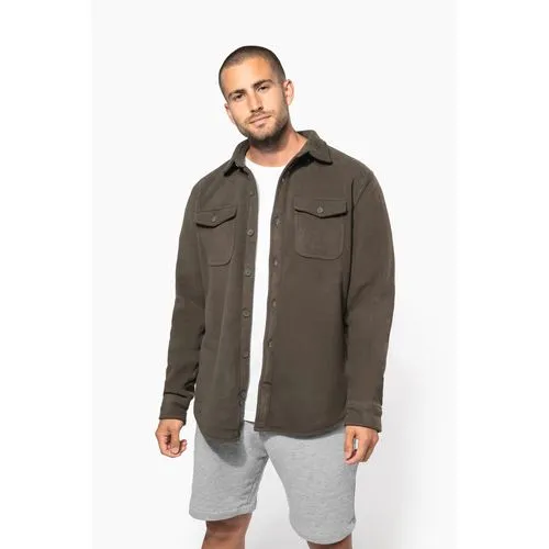 Surchemise polaire doublée sherpa polaire homme
