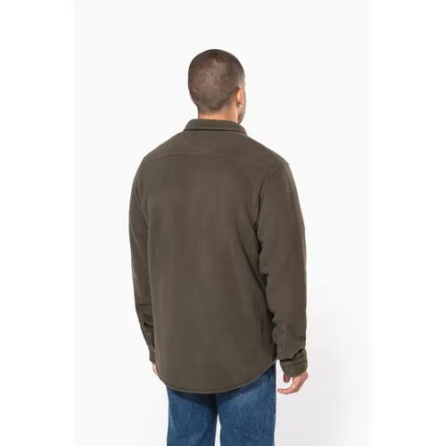 Surchemise polaire doublée sherpa polaire homme