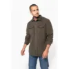 Surchemise polaire doublée sherpa polaire homme