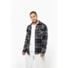 Surchemise à carreaux doublée sherpa homme
