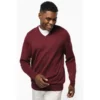 Pull col V homme