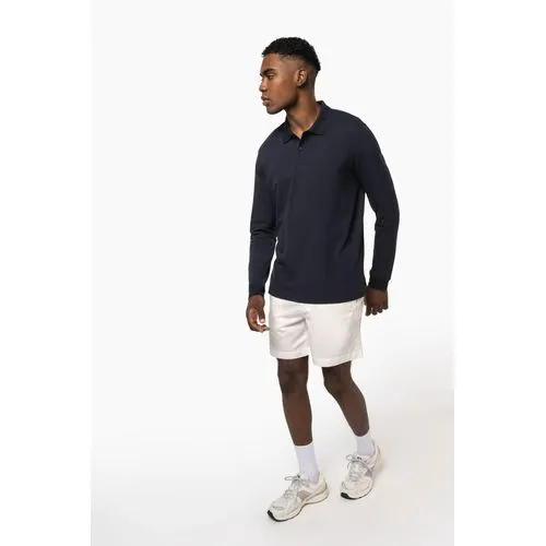 Polo piqué manches longues Bio180 homme