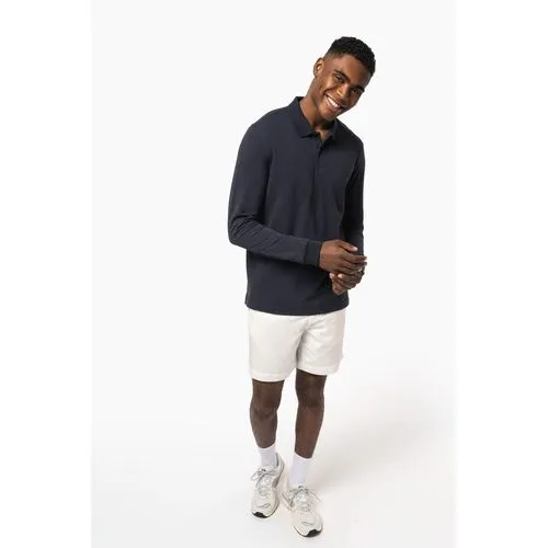 Polo piqué manches longues Bio180 homme