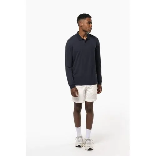 Polo piqué manches longues Bio180 homme