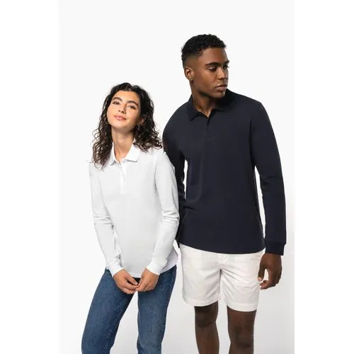 Polo piqué manches longues Bio180 homme