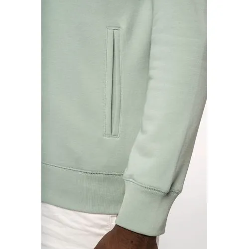 Sweat-shirt french terry écoresponsable zippé à capuche unisexe