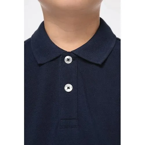 Polo écoresponsable maille piquée enfant