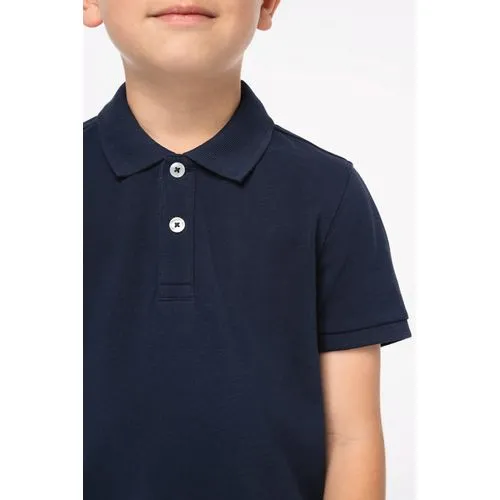 Polo écoresponsable maille piquée enfant