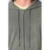 Sweat-shirt écoresponsable en éponge zippé à capuche homme
