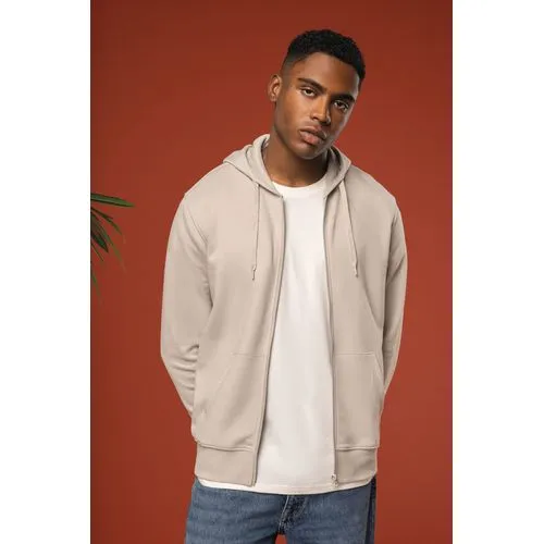 Sweat-shirt écoresponsable zippé à capuche homme