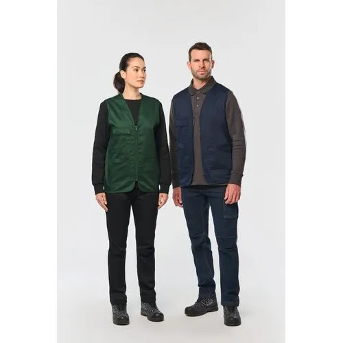 Gilet polycoton multipoches unisexe