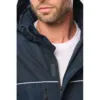 Parka performance à capuche unisexe