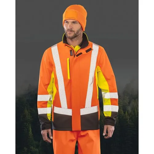 Veste softshell de sécurité recyclé 3 couches