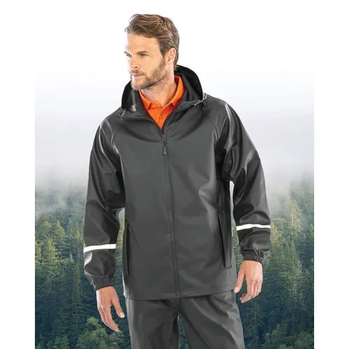 Veste imperméable Prism PU avec bandes réfléchissantes
