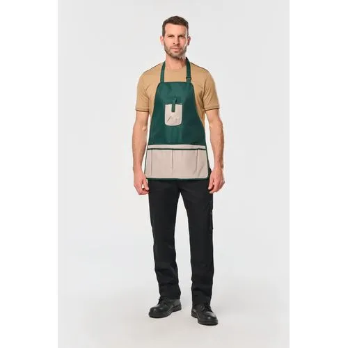 Tablier de jardinier imperméable écoresponsable unisexe