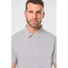 Polo col boutons pression manches courtes homme