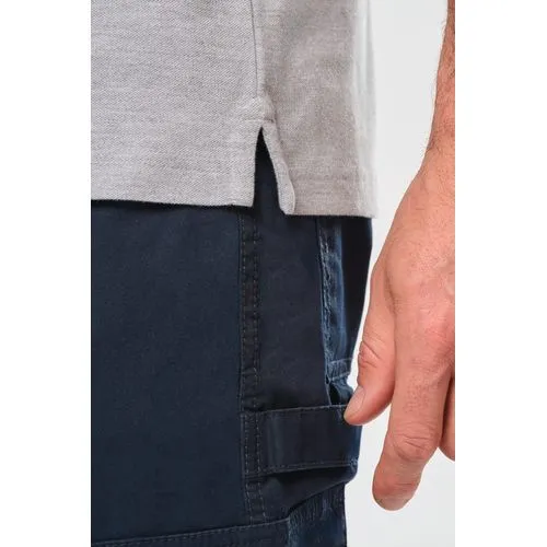 Polo col boutons pression manches courtes homme