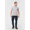 Polo col boutons pression manches courtes homme