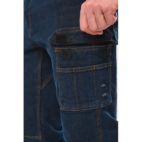 Pantalon Denim multipoches homme 5 Pantalon Denim multipoches homme