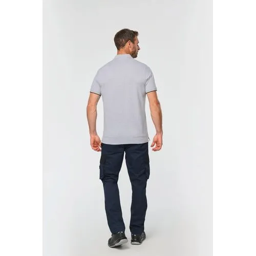 Polo Day To Day contrasté manches courtes homme