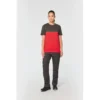 T-shirt bicolore écoresponsable manches courtes unisexe