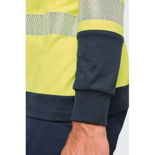 T-shirt de sécurité recyclé col rond manches longues unisexe 6 T-shirt de sécurité recyclé col rond manches longues unisexe