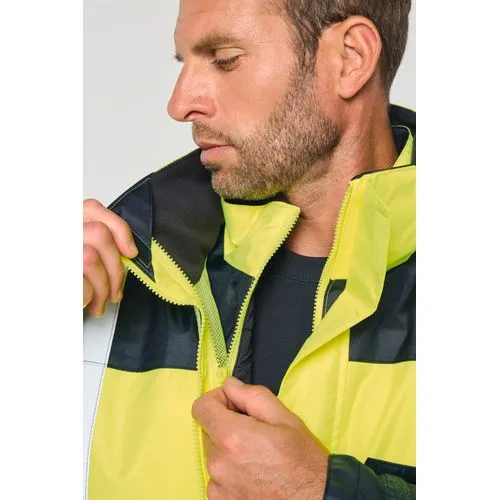 Parka de sécurité recyclée 4 en 1 unisexe