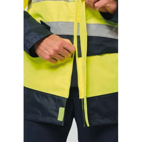 Parka de sécurité recyclée 4 en 1 unisexe