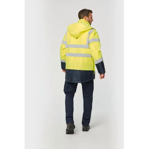 Parka de sécurité recyclée 4 en 1 unisexe