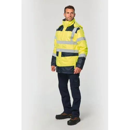 Parka de sécurité recyclée 4 en 1 unisexe