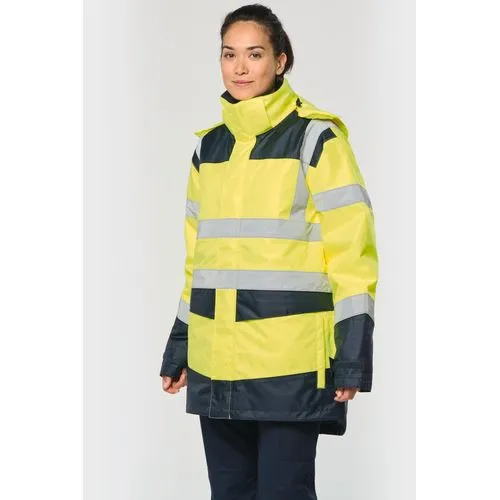 Parka de sécurité recyclée 4 en 1 unisexe